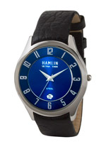 Men's Leather Calendar Blue Dial (HAMM0905:013)